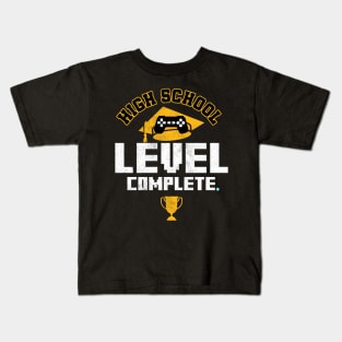 HIGH SCHOOL GRAD: High School Level Complete Kids T-Shirt